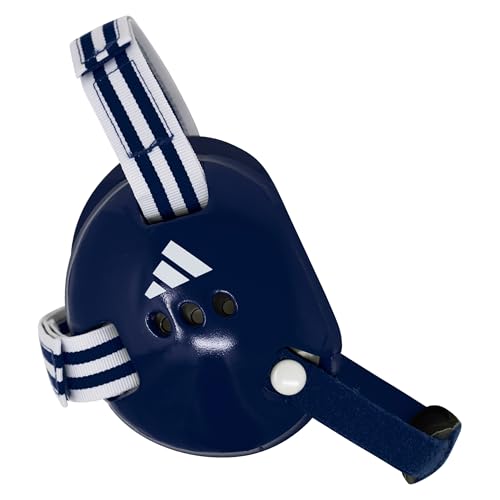 adidas Youth Response Jr. Wrestling Ear Guard - color: Navy/White
