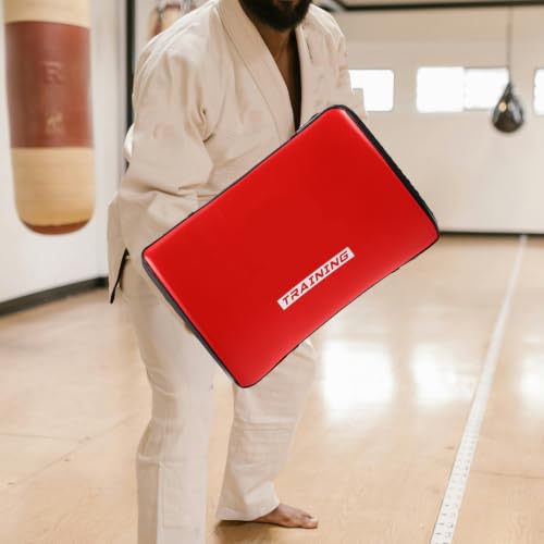 Baluue Taekwondo Kick Pads Thickened Curved Design Pu Eva Material Kicking Targets Large Chest Target and Adults Essential Training Equipment for Karate and Martial Arts