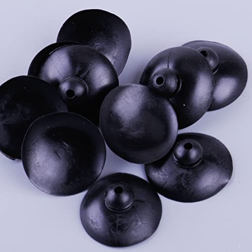 10pcs Soft Silicone Suction Cup Clip Sucker Holder Fish Aquarium Tank Pump Black New