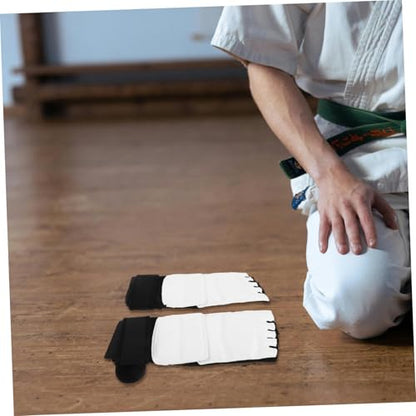 Didiseaon Taekwondo Foot Protector Pads and Martial Arts Foot Guard, Non-Slip XL Size Boxing Sparring Gear for Kickboxing MMA Training, Sturdy Footwear for Men and Women