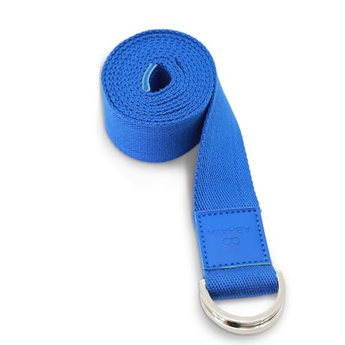 MODERN-X Stretching Strap for Home Workout,Yoga Strap, Yoga and Pilates Accessory, 6ft Non-Elastic, 100% Polyester, Stretch Band to Increase Flexibility or injury recovery for Women & Men by Abhaya