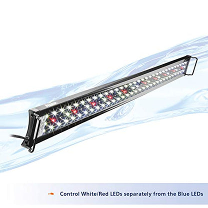 Aqueon LED OptiBright Fish Tank Aquarium Light Fixture, 48-54 Inch - size: 48-54 Inch
