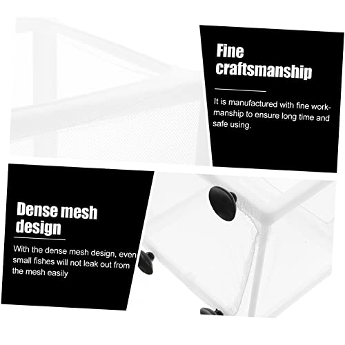 2pcs Boxes Fish Tank Isolation Box Fry Hatching Fish Tanks for Fish Tank Cleaner Incubator Clear Acclimation Brine Shrimp Hatchery Kit Betta Fish Tank Cloth