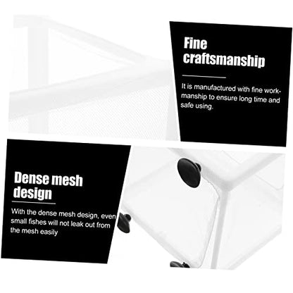 2pcs Boxes Fish Tank Isolation Box Fry Hatching Fish Tanks for Fish Tank Cleaner Incubator Clear Acclimation Brine Shrimp Hatchery Kit Betta Fish Tank Cloth