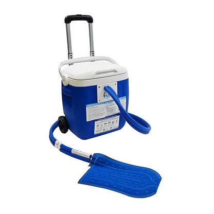 Polar Active Ice 3.0 Cold Therapy Ice Machine System with Programmable Timer, Hand and Wrist Compression Pad, Lightweight 16 Quart Cooler, Quiet Pump, Strong Cryotherapy Pain Relief and Treatment - style: Hand Wrist Pad