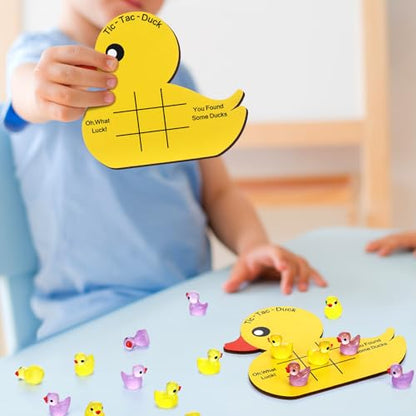 Seenelling 6 Set Cruise Duck Kits for Hiding Tic Tac Toe Duck for Cruise Ship Keep or Hide Gifts with Storage Bag Fish Extender Gifts for Ship Travel Hiding Essentials Birthday Party