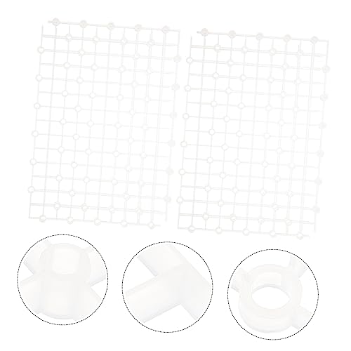 2pcs Fish Isolation Board UV Rack Inflatables Fountain Fish Fish Decor Feeder Activated Diffuser Panel Aquarium Plant Stand Plastic Transparent - color: Transparent