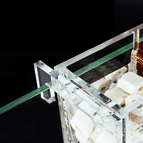 DENESTUS Fish Tank Filter Box 5 or 6 Grids External Hang On Filter Box Acrylic Aquarium Tools(6 Grids)