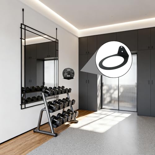 2 Pcs Medicine Ball Rack 8.9 Inch Inside Diameter, 88 Lbs Wall Mount Medicine Ball Storage Racks for Commercial Home Garage Gym Exercise Sports