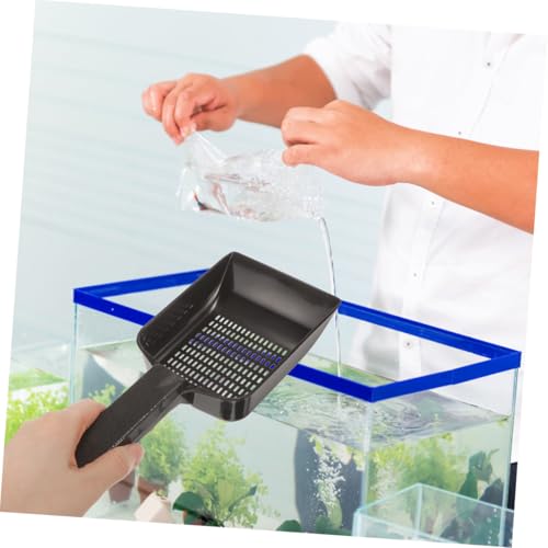 Mikikit 2pcs Aquarium Sand Cleaning Shovel for Fish Tank Maintenance Multi-Functional Lizard Feces Scoop for Gardens Pools Aquariums Lightweight User-Friendly Tool for Cleaning