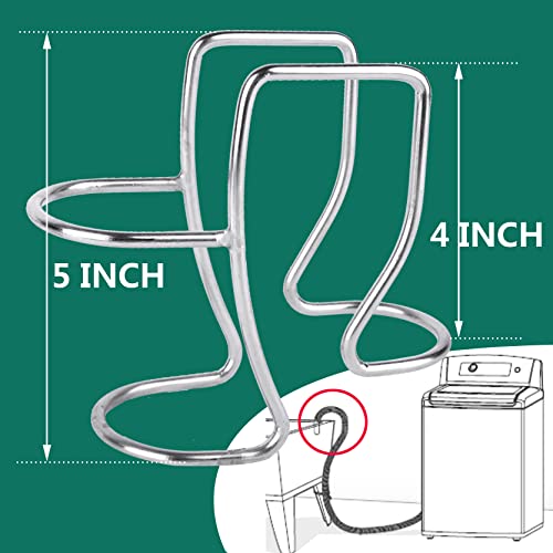 Adjustable Washing Machine Washer Drain Hose Holder Hook, Laundry Tub Hose Guide Clip, Universal Utility Sink Hose Clamp, 304 Stainless Steel