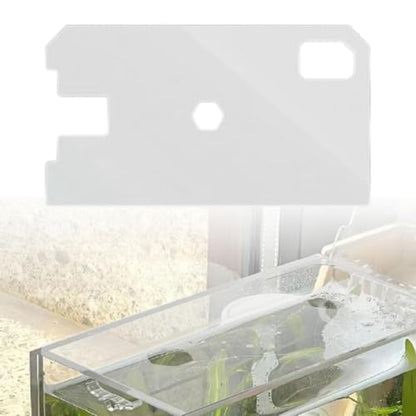 Tank Cover with Feeding Window Acrylic Aquariums Canopy Anti Jump Aquarium Lid Tank Lid, 280x150x4mm - color: 280x150x4mm