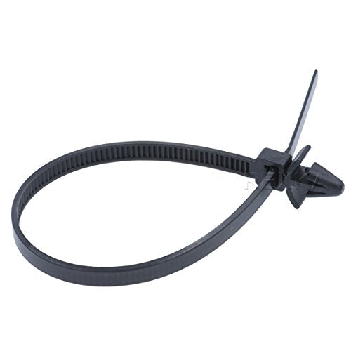 Rexka 30pcs Auto Car Push Mount Strap Cable Tie Compatible with Imports 200mm Length Toyota Honda Nissan Mazda Subaru Hyundai Kia