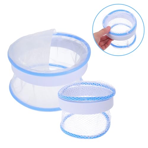 DOITOOL Aquarium Fish Breeding Box Floating Nylon Mesh Isolation Chamber with Lid for Guppy Fry Hatchery Tank Fish Tank Spawning Nest Breeder Kit