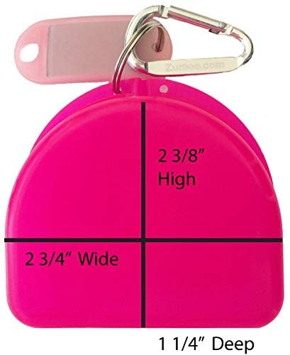 Mouth Guard, Retainer, Mouthguard Case - Kick Butt - color: Pink