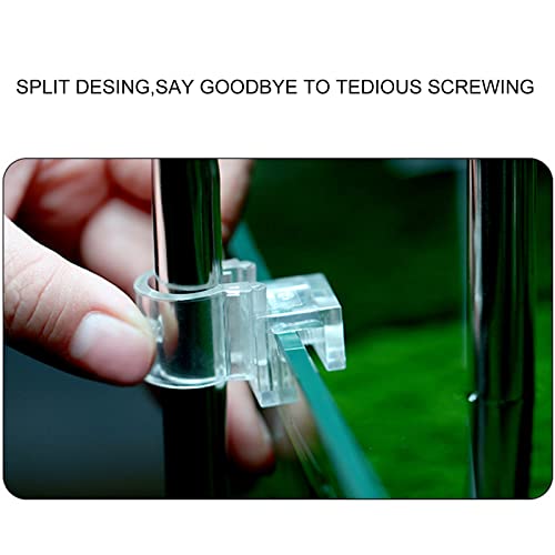 Aquarium Lily-Pipe Fixture for Fix Inflow/Outflow-Tube Clamp Water Pipe Clip Water Exchanger Hose Lily-Pipe Fixture - size: Large