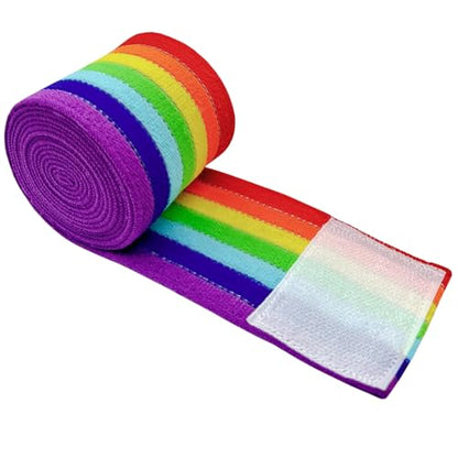 Cold Pack Strap, Elastic Belt to Wrap Cold Pack, Ice Pack Extender Strap, Add Length to Most Ice Pack, Multifunctional (Multicolor) - color: Multicolor