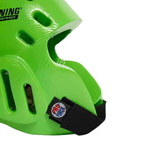 Proforce Lightning Headgear - color: Green, size: X-Large