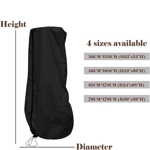 Freestanding Punching Bag Cover, Heavy Duty Pedestal Stand Boxing Bag Cover, Waterproof Stand Boxing Bag Covers with Side Zipper and Windproof Telescopic Rope - color: Gray, size: 61*173cm