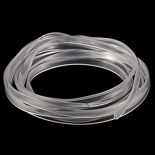 uxcell U Channel Edge Trim, 11.5ft Length Soft Rubber Guard Seal Strip Edge Protector Fit for 0.5-1.5mm Edge, (25/64" W x 5/32" H) Clear - size: 25/64"x 5/32"x 11.5ft
