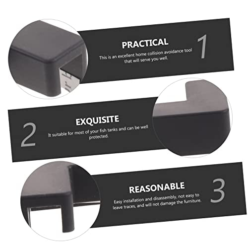 6pcs Fish Tank Corner Guards Soft Bumpers for Desk Aquarium Safety Easy to Install Protects Boys and Girls from Edges