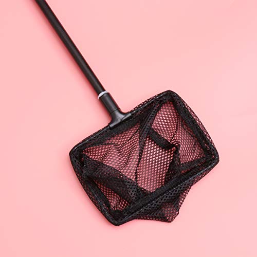 POPETPOP Fishing Net with Handle : Extendable Fish Net for Fish Tank Pond, Extend to 39.4 Inch