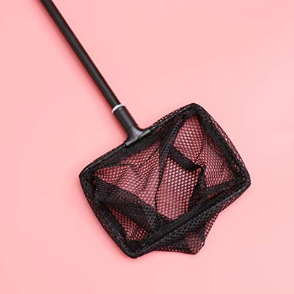 POPETPOP Fishing Net with Handle : Extendable Fish Net for Fish Tank Pond, Extend to 39.4 Inch