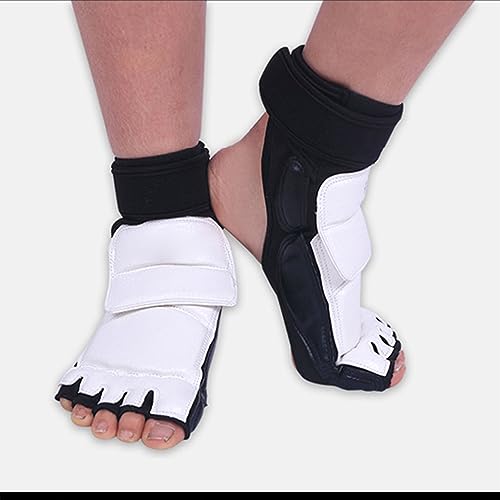 Taekwondo Foot Protector Double Fixation Elastic Cloth Surrounding Design for Kids - size: X-Small