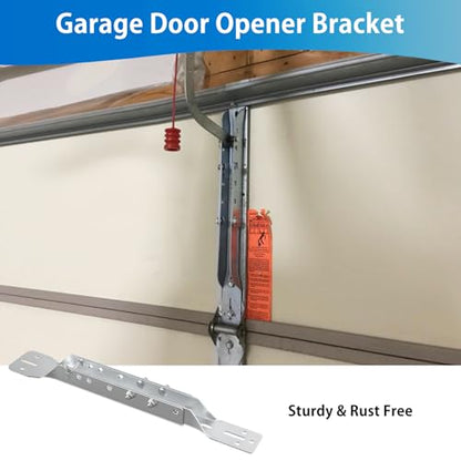 Garage Door Opener Reinforcement Bracket, Garage Door Bracket Replacement, Garage Door Opener Bracket, Garage Door Reinforcement Bracket (Adjustable to 18", 21" or 24")