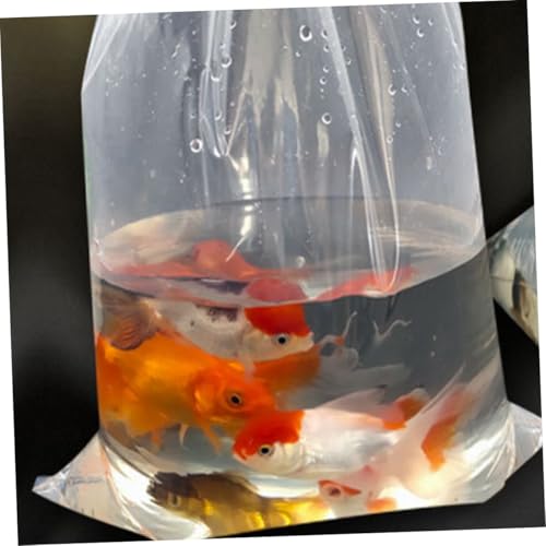 Sosoport 50pcs Fish Packaging Bags for Live Fish Transport Shipping Bags with Stable Design Leak and Air Permeable for Optimal Aquatic Condition for Aquarium Use