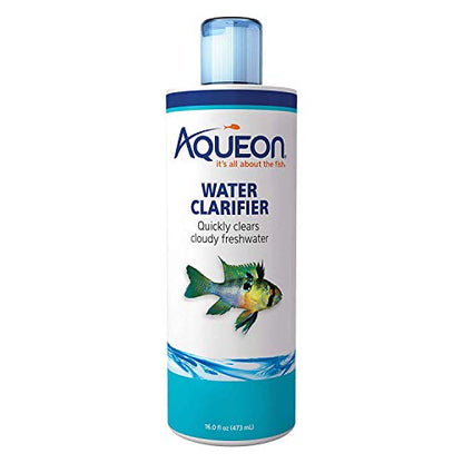 Aqueon Freshwater Aquarium Water Clarifier, Clears Cloudy Fish Tank Water, Safe to Use with Fish and Plants - 8 Ounces