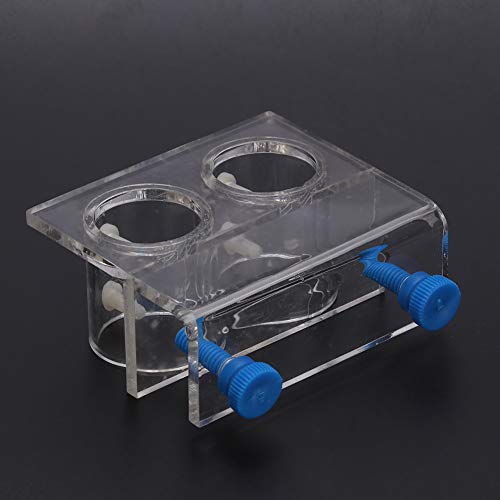 Transparent Acrylic Water Tube Soft Pipe Fixture for Fish Tank Aquarium (Double Hole) - size: Double Hole