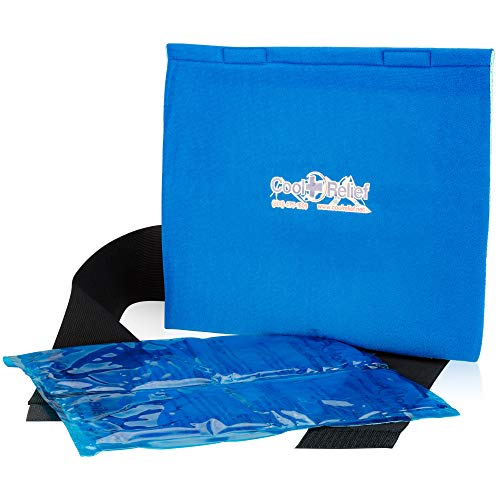 Soft Gel Hip Ice Wrap - size: 11x12 Inch (Pack of 1)