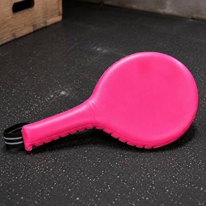 harayaa Arts Target Boxing Paddle Kick Practice Reaction Training PU Sponge Sports Gear Suitable for Beginners Home Gym Coaches, Pink