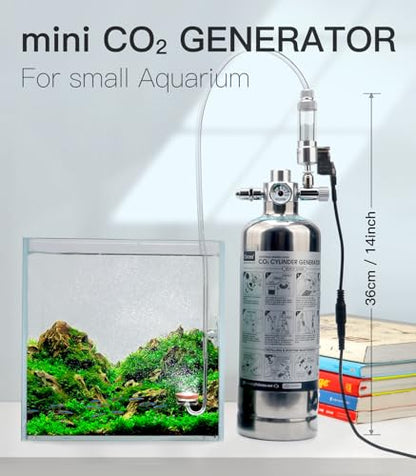 Aquarium CO2 Generator with Solenoid Valve for Aquarium Plants 1L G600mini