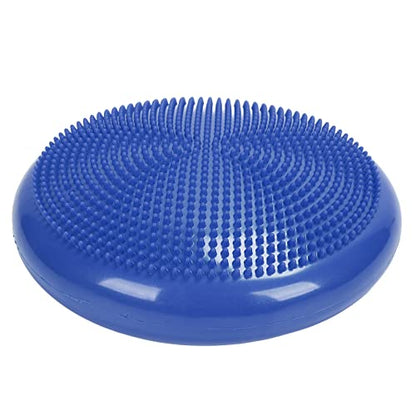 Balance Disc Cushion Mat Yoga Massage Ball Pad Fitness Exercise Training Ball for Yoga Balance Exercise Children's Concentration and Balance (Blue)