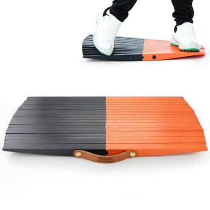 Golf Pressure Plate, Golf Balance Board Training Aid with Real-Time Feedback, Left/Right & Fore/Aft Golf Weight Shift Board - Boosts Speed & Distance, Golf Swing Trainer for Gravity Dual-Axis Analysis