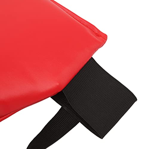 Boxing Groin Guard, Red Boxing Crotch Protector Jock Strap Supporter Adjustable Athletic Supporter Jock Strap Groin Protector Cup Men for Martial Arts for Boys Youth (M)