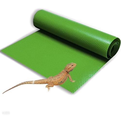 Bearded Dragon Tank Accessories, Reptile Substrate Floor for Bearded Dragon Enclosure 4x2x2, Leopard Gecko Tank Liner Mat for 120 Gallon Reptile Tank, Green - color: Green