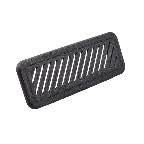 Vented Feeding Hole Cover for Fluval Flex 9G & 15G Aquariums (Fluval Flex 9G, Black)
