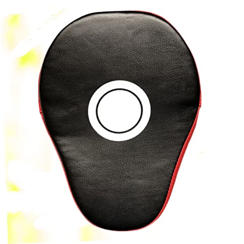 Handheld Boxing Pads Curved Taekwondo Training Mitts for MMA Kickboxing Kung Fu Durable Red Black with Enhanced Inner Padding for Strike Absorption