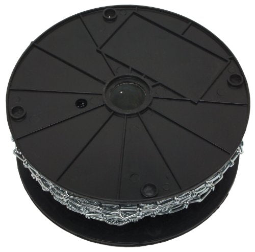 Forney 70421 Double Loop Chain, 3 mm by 100 Feet - Durable and Versatile All-Purpose Chain for Home and Industrial Use