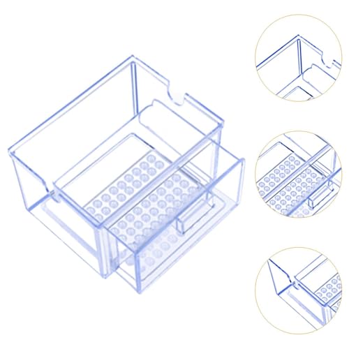 Aquarium for Fresh and Water Aquarium Drawer Drip Tray Filtration System, Clear