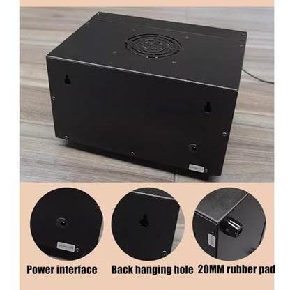 Classic Boxing Interval Timer, Professional Gym Timer with Time Progress Bar, 30s-10min Workout,1-12 Challenge Rounds, 0/30/60s Rest Time, Adjustable Buzzer, for Muay Thai/MMA/Kickboxing