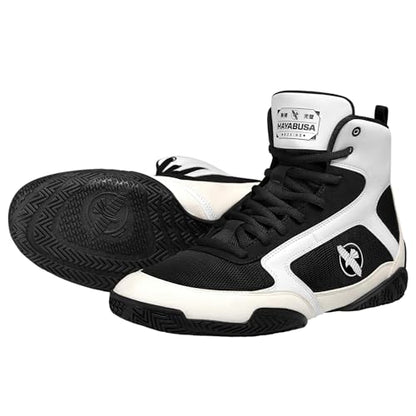 Hayabusa Pro Boxing Lightweight Shoes | Boxing Shoes for Men and Women, Wrestling Shoes, Boxing Boots, Cross Training Shoes, Boxing Shoes Women,Boxing Training Shoes - color: White, size: 7.5 Women/6 Men