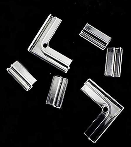 Aquarium Lid Clips Universal Lid Clips for Rimless Aquariums Rimless Clips/Fish Tank Glass Cover Clip Support Holder/Fish Tank Brackets Clip Hanger 12mm
