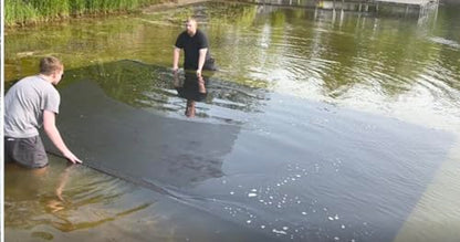 LakeMat-Pro - Lake and Pond Weed Mat for a Natural, Weed-Free Bottom – Easy and Safe Weed Control