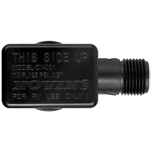 RV Vacuum Breaker Check Valve,Camper RV Black Tank Flush Check Valve,Replace Leak Vacuum Breaker on Black Tank System Loud Noise & Wet Floor,Camper Backflow Preventer Improve Freshwater 571-VAC-CHK-A