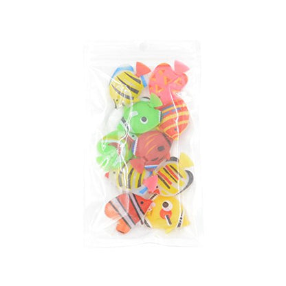 CNZ 10pcs Lifelike Plastic Artificial Floating Fishes Ornament Decorations for Aquarium Fish Tank