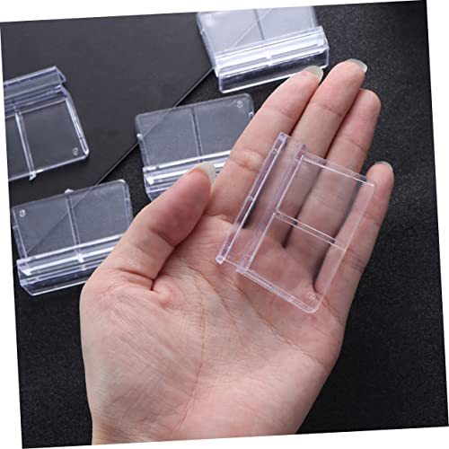 BESPORTBLE Fish Tank Cover Bracket Set 10pcs 6mm Glass Tank Support Acrylic Bracket for Aquarium Lid